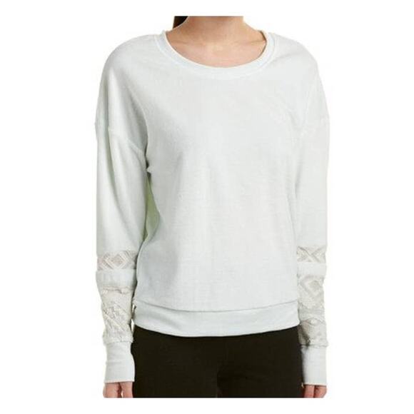 Honeydew Pastel Green Fleece Sweatshirt SMALL Oversized Loungewear Soft NEW - Picture 1 of 5